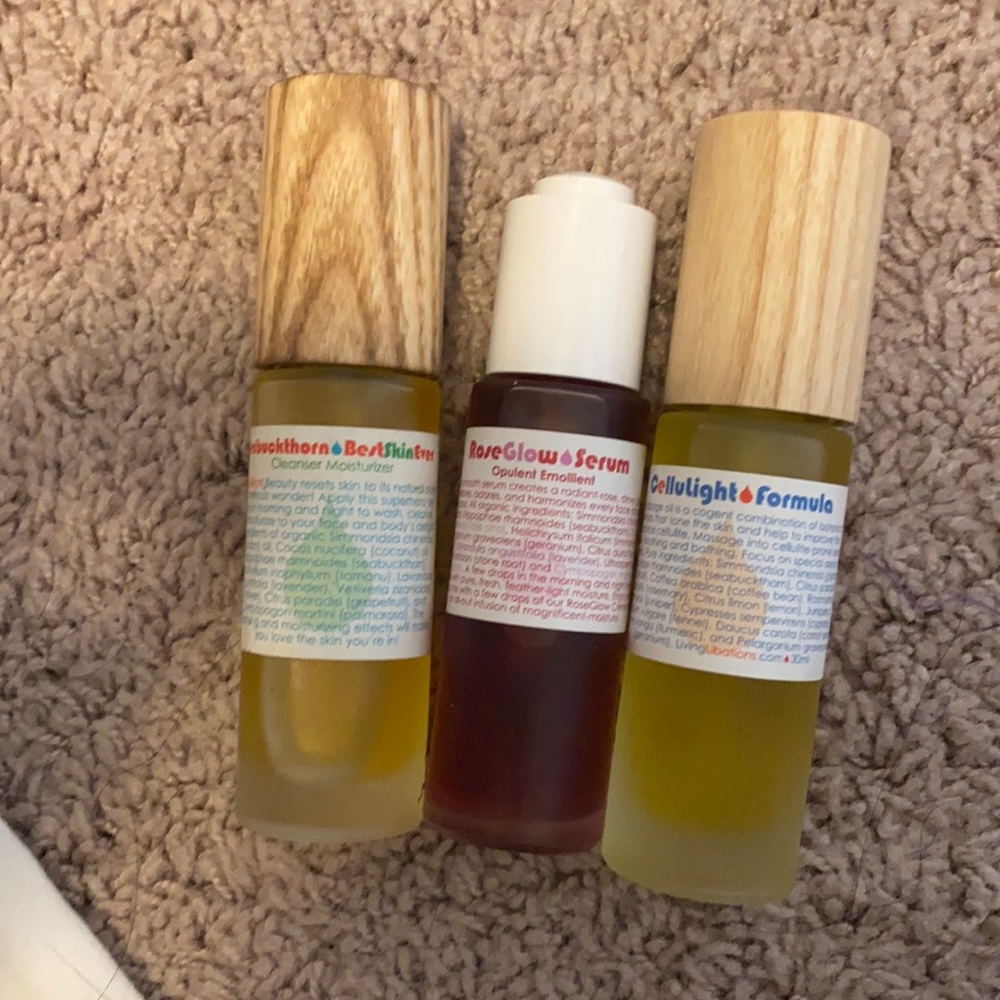 Skincare items